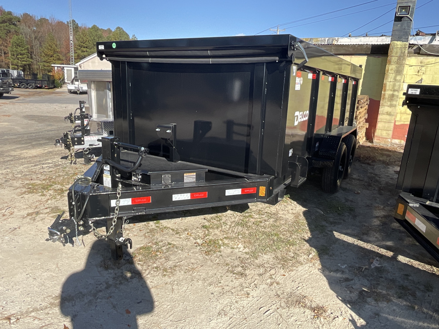 New 2025 Delco Trailers 23859 14’ low pro Dump Trailer