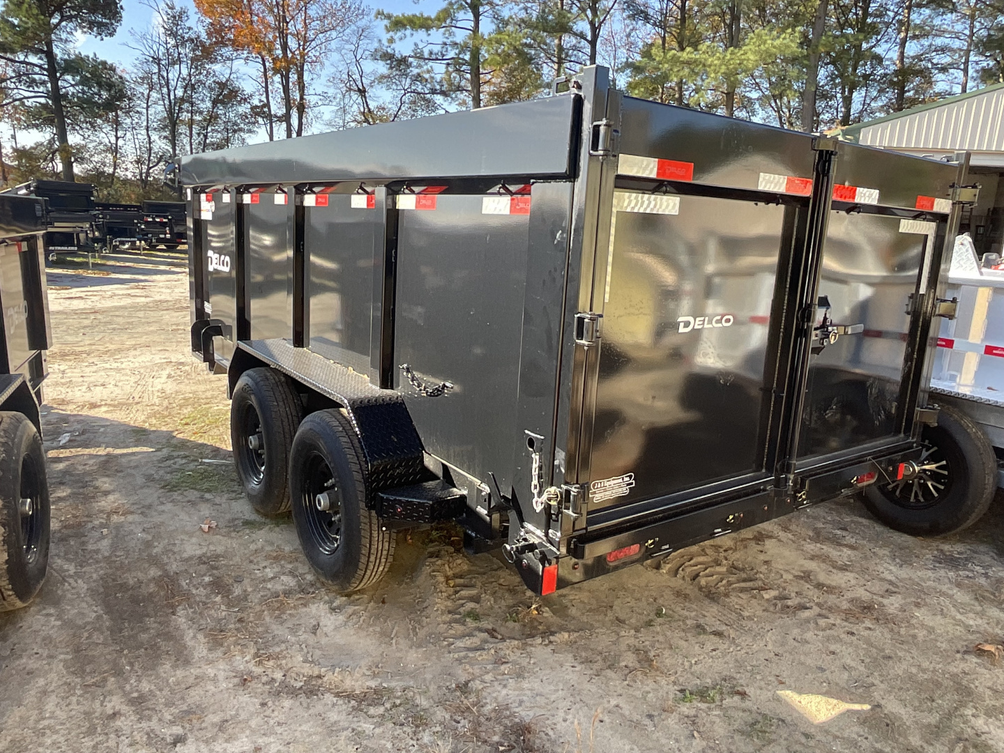 New 2025 Delco Trailers 23859 14’ low pro Dump Trailer