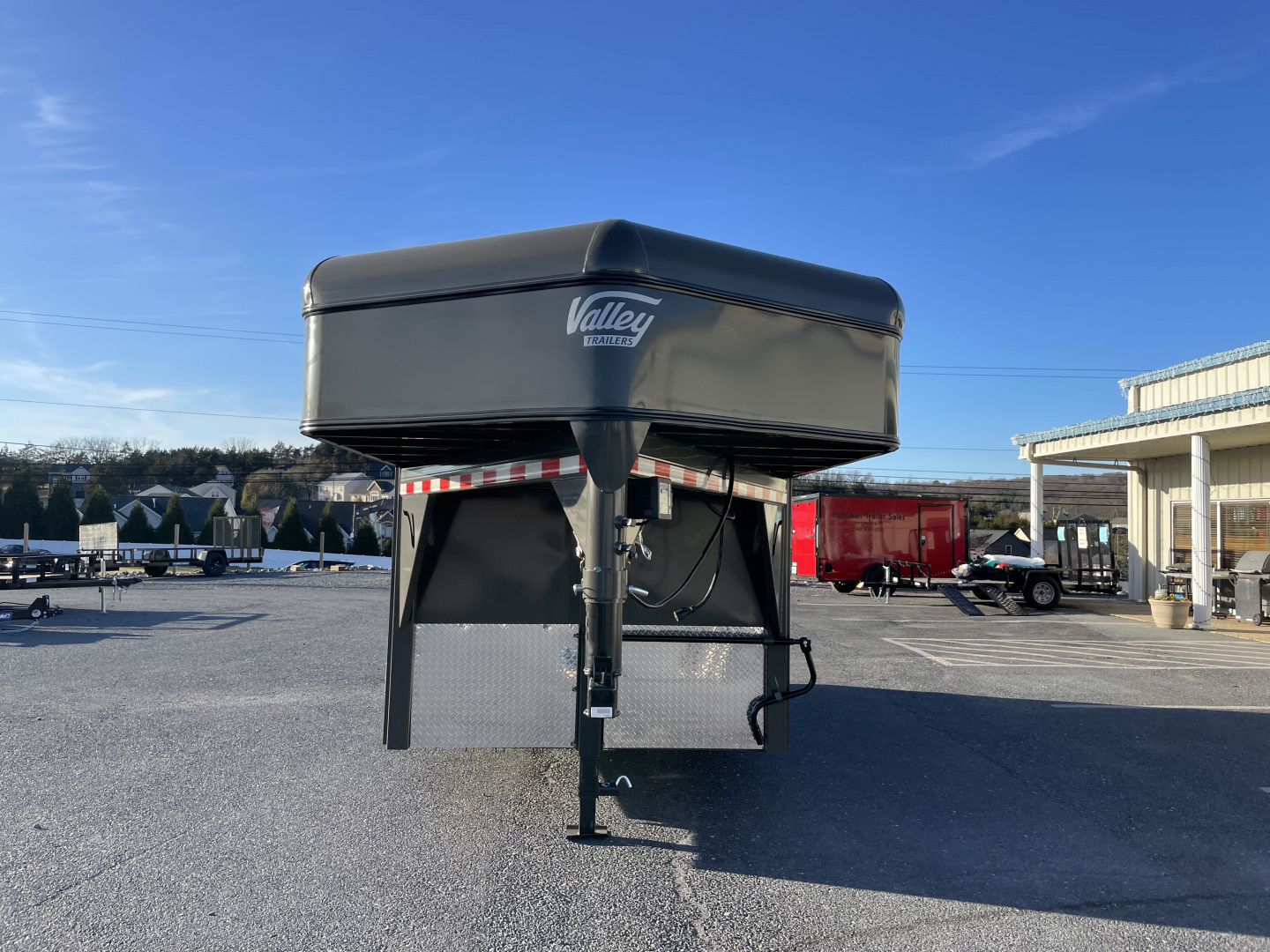 New 2026 Valley 6'8"X16'X6'6" Gooseneck Steel Stock Trailer