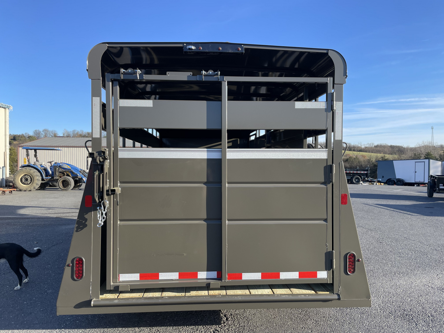 New 2026 Valley 6'8"X16'X6'6" Gooseneck Steel Stock Trailer