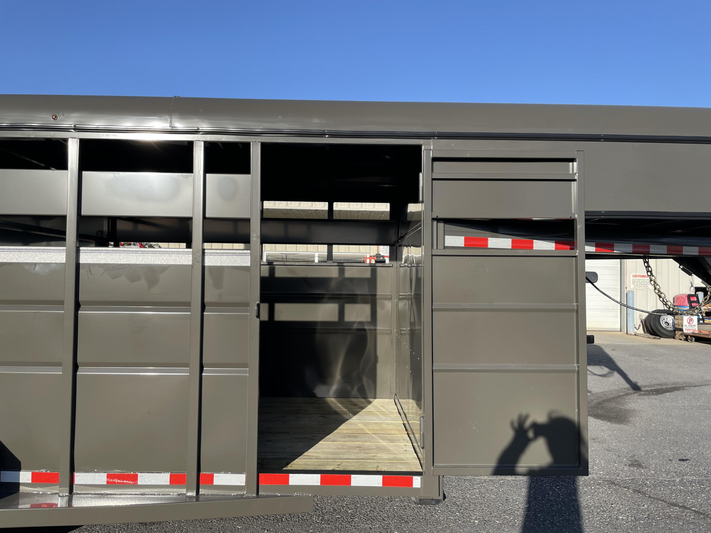 New 2026 Valley 6'8"X16'X6'6" Gooseneck Steel Stock Trailer