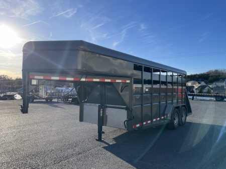 New 2026 Valley 6'8"X16'X6'6" Gooseneck Steel Stock Trailer