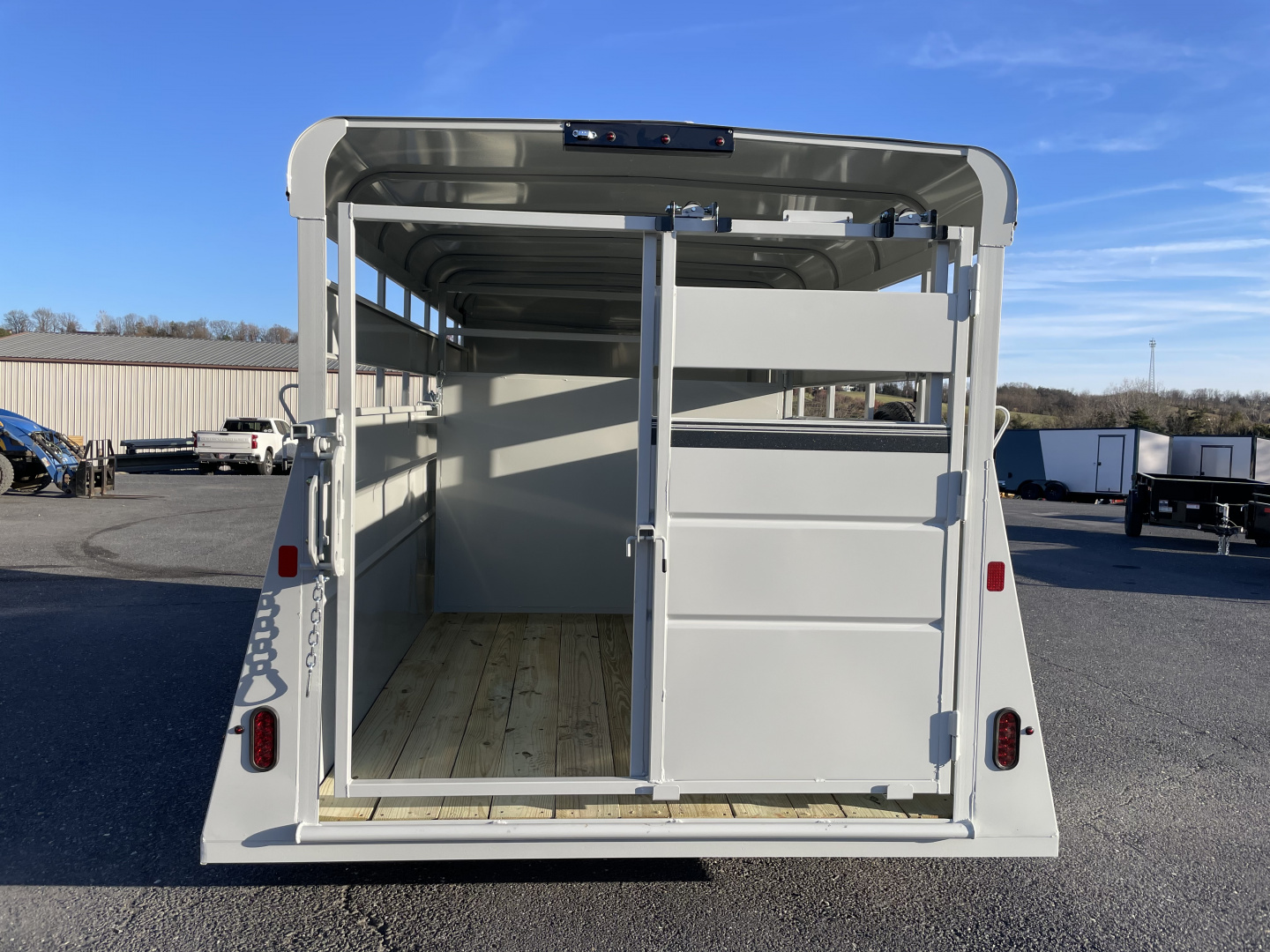 New 2026 Valley 6'8"X16'X6'6" Steel Stock Trailer