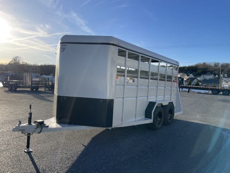 New 2026 Valley 6'8"X16'X6'6" Steel Stock Trailer