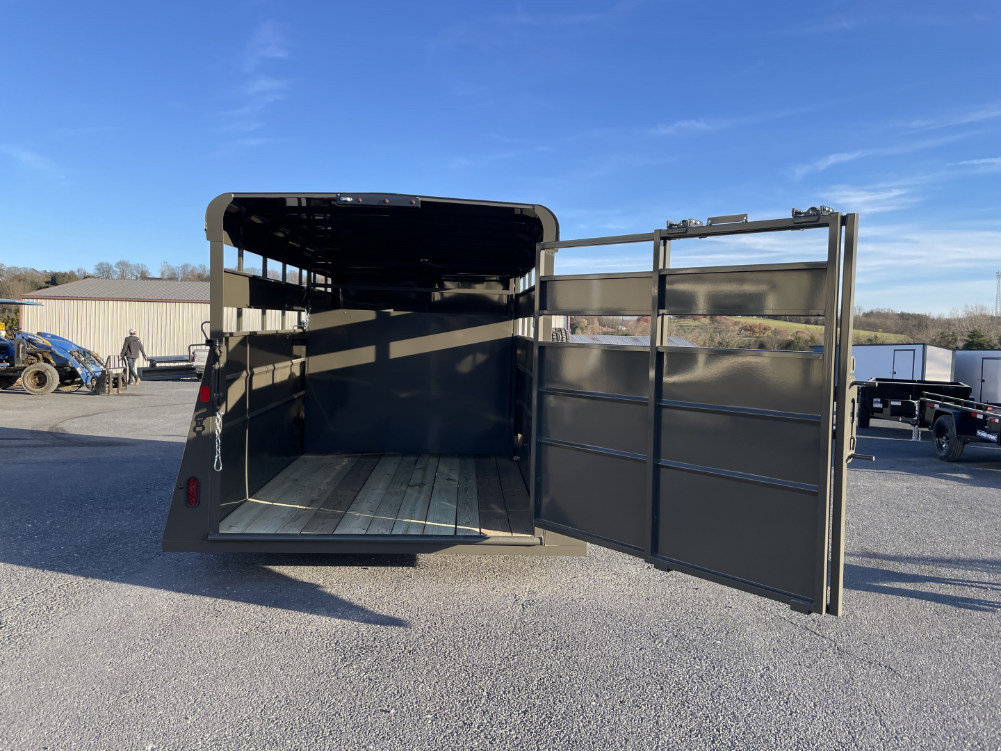 New 2026 Valley 6'8"X16'X6'6" Steel Stock Trailer