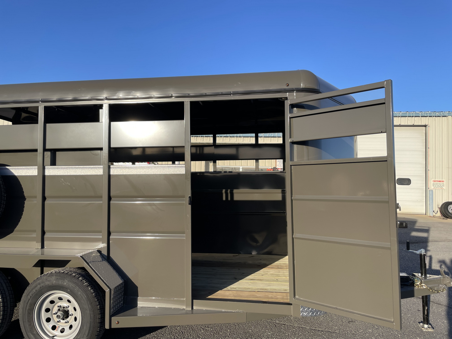 New 2026 Valley 6'8"X16'X6'6" Steel Stock Trailer