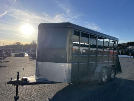 New 2026 Valley 6'8"X16'X6'6" Steel Stock Trailer