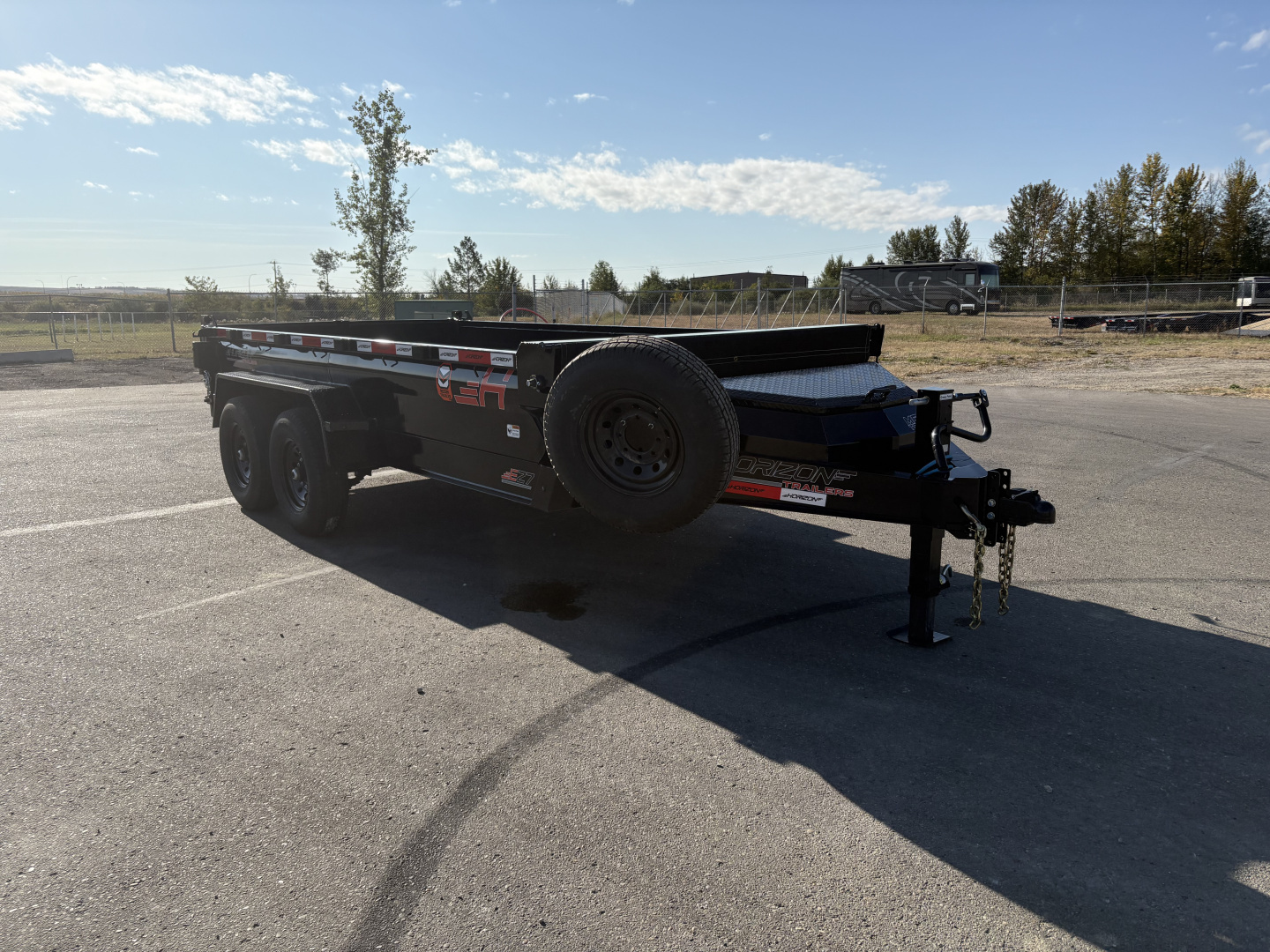 New 2026 Horizon Trailers EZ7 83''X14' DUMP BOX W/19''HIGH SIDES 14000 GVWR Dump Trailer