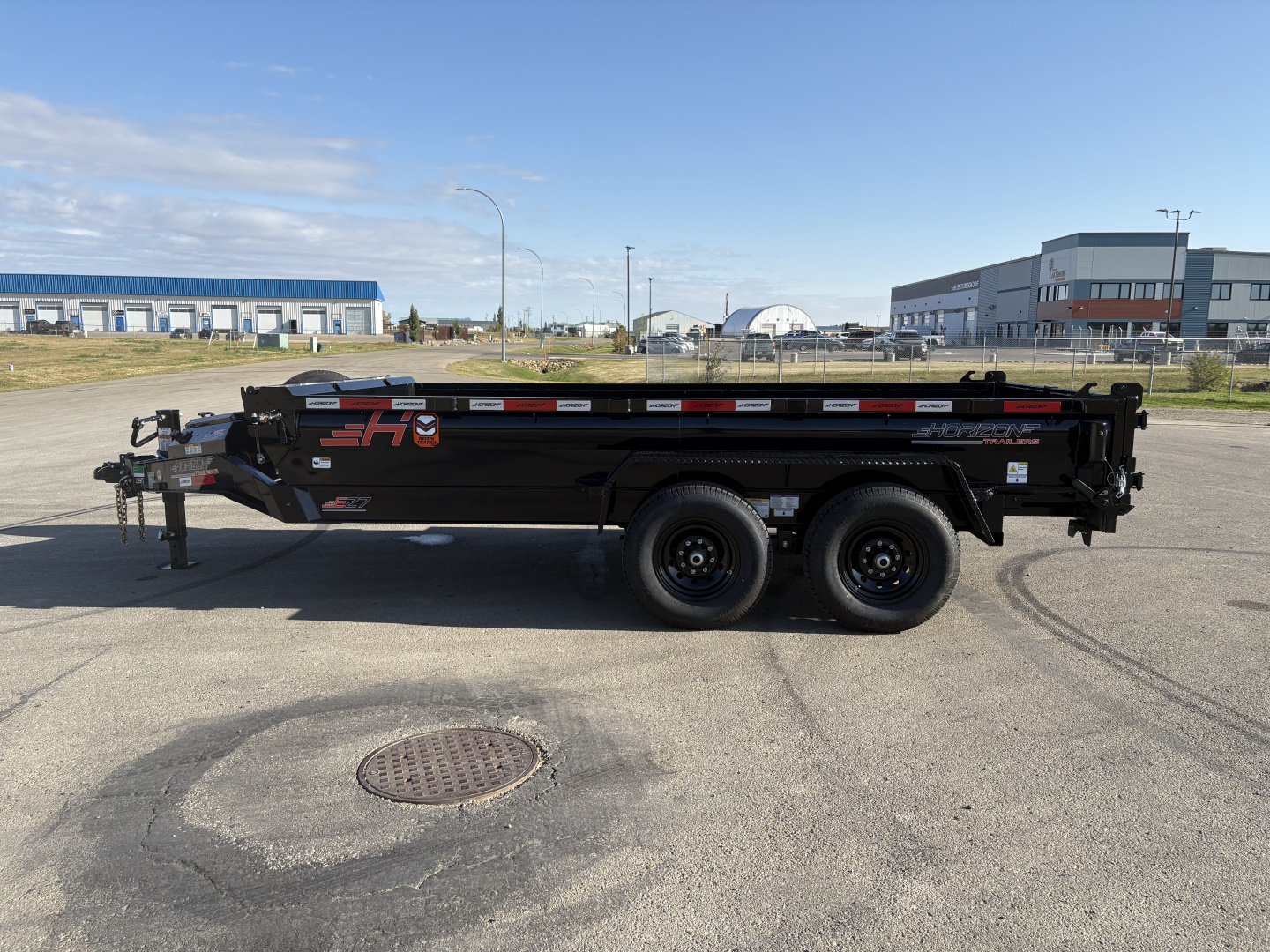 New 2026 Horizon Trailers EZ7 83''X14' DUMP BOX W/19''HIGH SIDES 14000 GVWR Dump Trailer