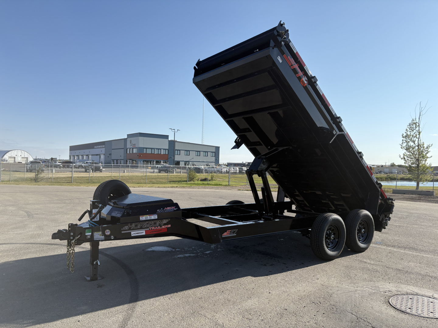 New 2026 Horizon Trailers EZ7 83''X14' DUMP BOX W/19''HIGH SIDES 14000 GVWR Dump Trailer