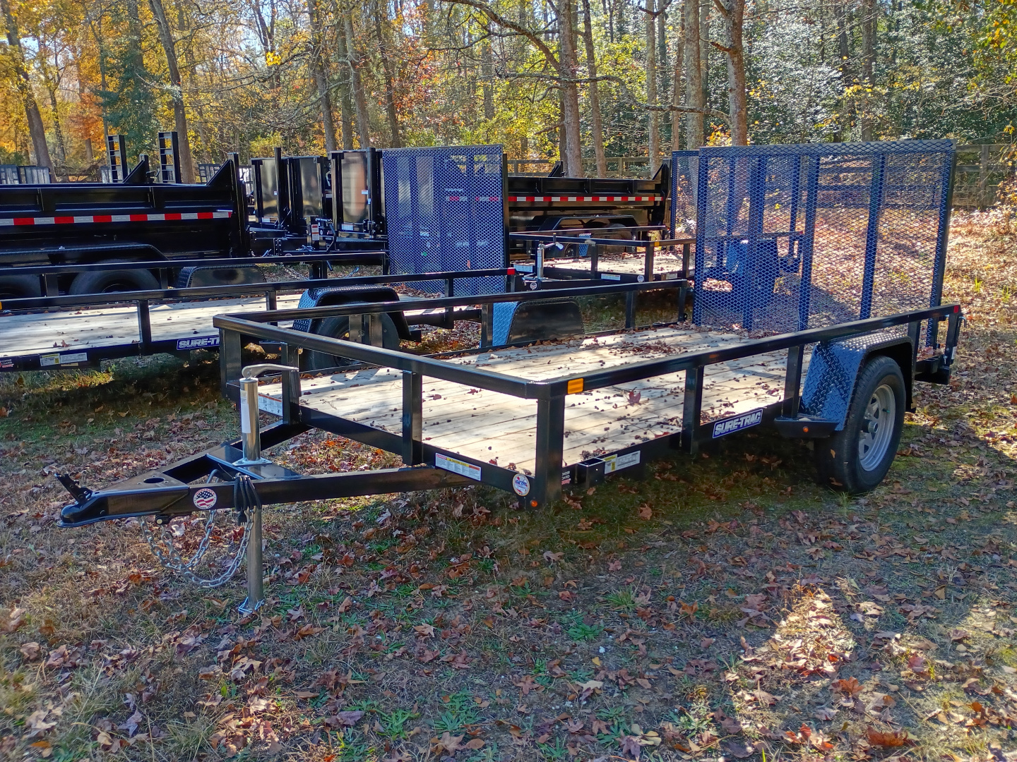 New 2025 Sure-Trac 23296 6x12 steel Utility Trailer