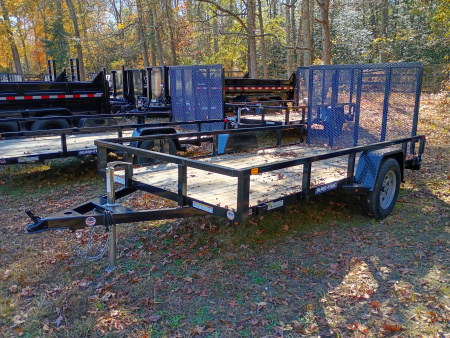 New 2025 Sure-Trac 23296 6x12 steel Utility Trailer