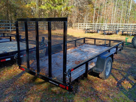 New 2025 Sure-Trac 23296 6x12 steel Utility Trailer