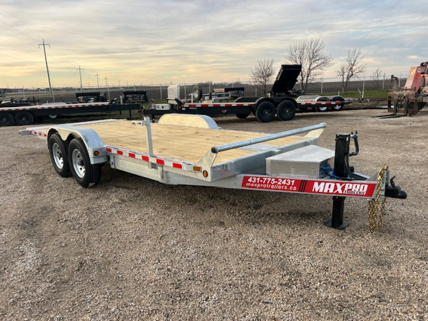 New 2026 Canada Trailers 20ft Galvanized Tilt Trailer GVWR: 15,120 LBS