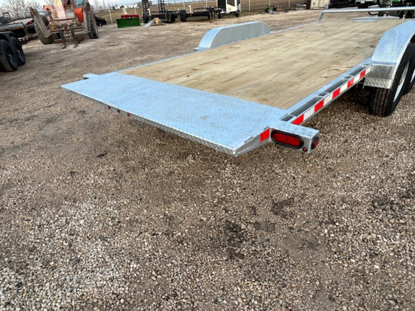 New 2026 Canada Trailers 20ft Galvanized Tilt Trailer GVWR: 15,120 LBS