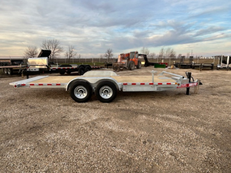 New 2026 Canada Trailers 20ft Galvanized Tilt Trailer GVWR: 15,120 LBS