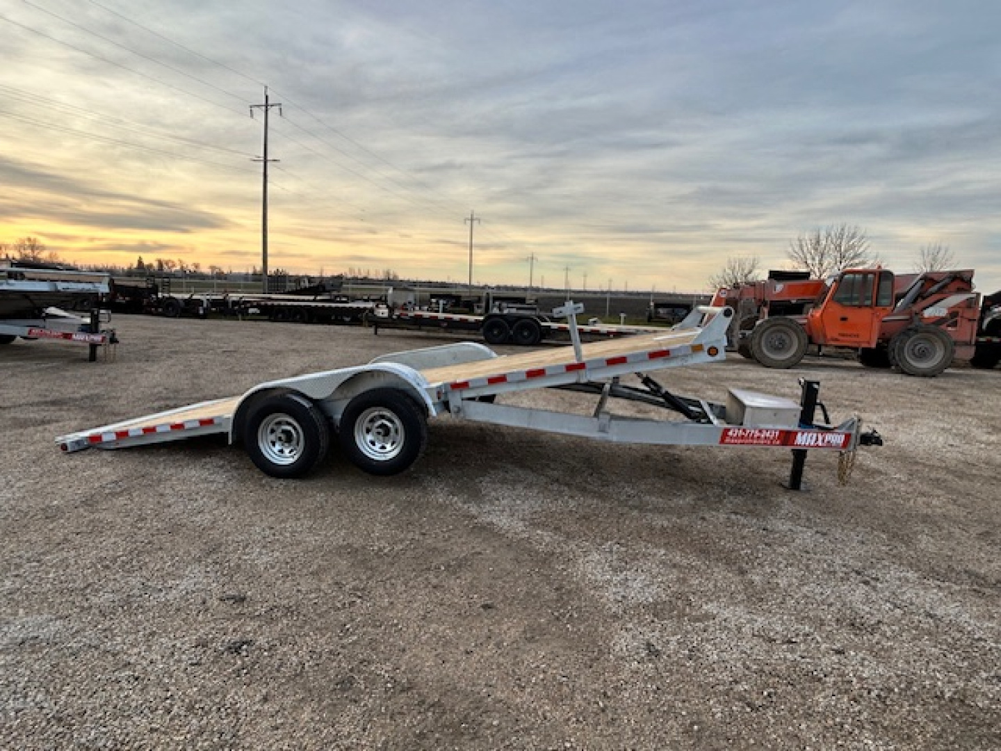 New 2026 Canada Trailers 20 ft Galvanized Tilt Trailer GVWR: 9,900 LBS
