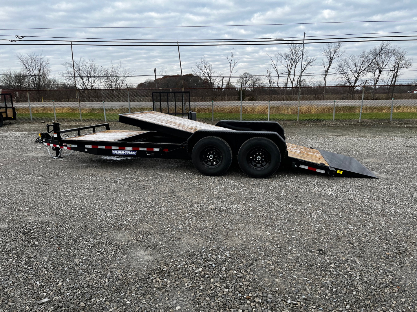 New 2026 Sure-Trac 7x16+4 14K Tilt Equipment Trailer