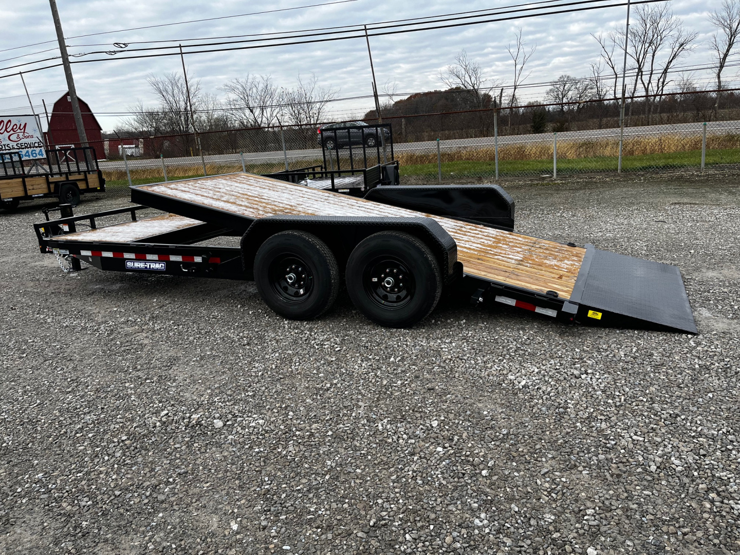 New 2026 Sure-Trac 7x16+4 14K Tilt Equipment Trailer
