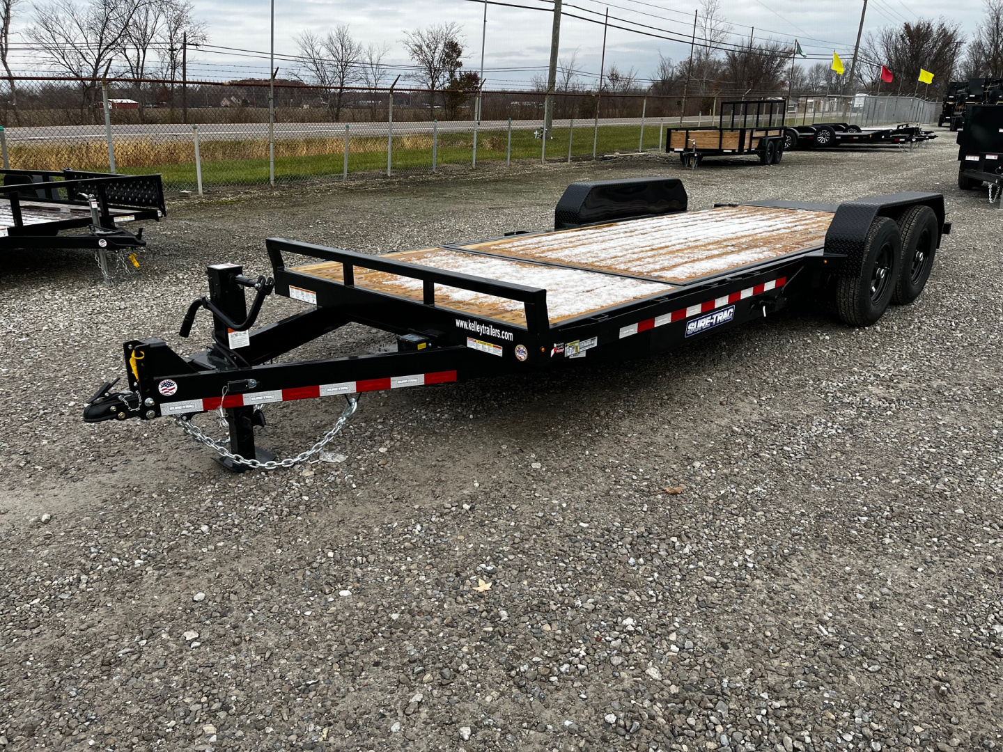 New 2026 Sure-Trac 7x16+4 14K Tilt Equipment Trailer