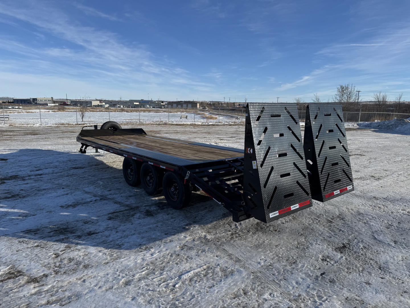 New 2026 Horizon Trailers FTZ 102" x 24' DeckOver Trailer W/Mountain Ramps 21,000lbs GVWR Deckover Trailer