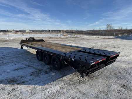 New 2026 Horizon Trailers FTZ 102" x 24' DeckOver Trailer W/Mountain Ramps 21,000lbs GVWR Deckover Trailer