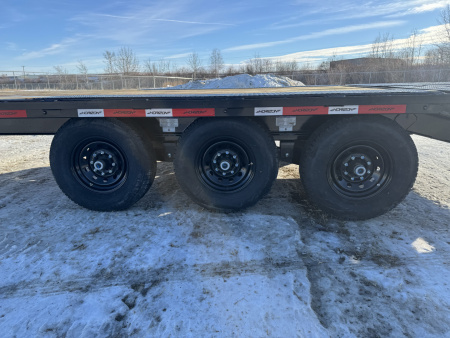 New 2026 Horizon Trailers FTZ 102" x 24' DeckOver Trailer W/Mountain Ramps 21,000lbs GVWR Deckover Trailer