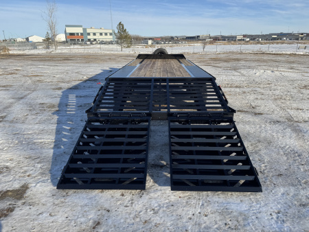 New 2026 Horizon Trailers FTZ 102" x 24' DeckOver Trailer W/Mountain Ramps 21,000lbs GVWR Deckover Trailer