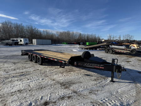 New 2026 Horizon Trailers FTZ 102" x 24' DeckOver Trailer W/Mountain Ramps 21,000lbs GVWR Deckover Trailer