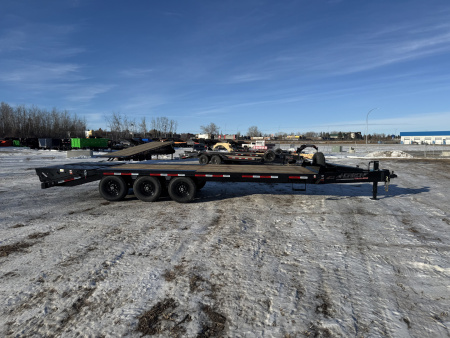 New 2026 Horizon Trailers FTZ 102" x 24' DeckOver Trailer W/Mountain Ramps 21,000lbs GVWR Deckover Trailer