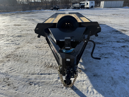 New 2026 Horizon Trailers FTZ 102" x 24' DeckOver Trailer W/Mountain Ramps 21,000lbs GVWR Deckover Trailer