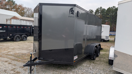 New 2026 Spartan Cargo 23817 7X14 CHAR/BLK Cargo / Enclosed Trailer