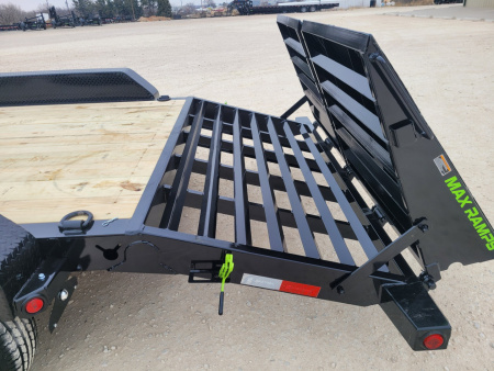 New 2026 Load Trail 14K 20' Skidster w/ Max Ramps and Toolbox Flush