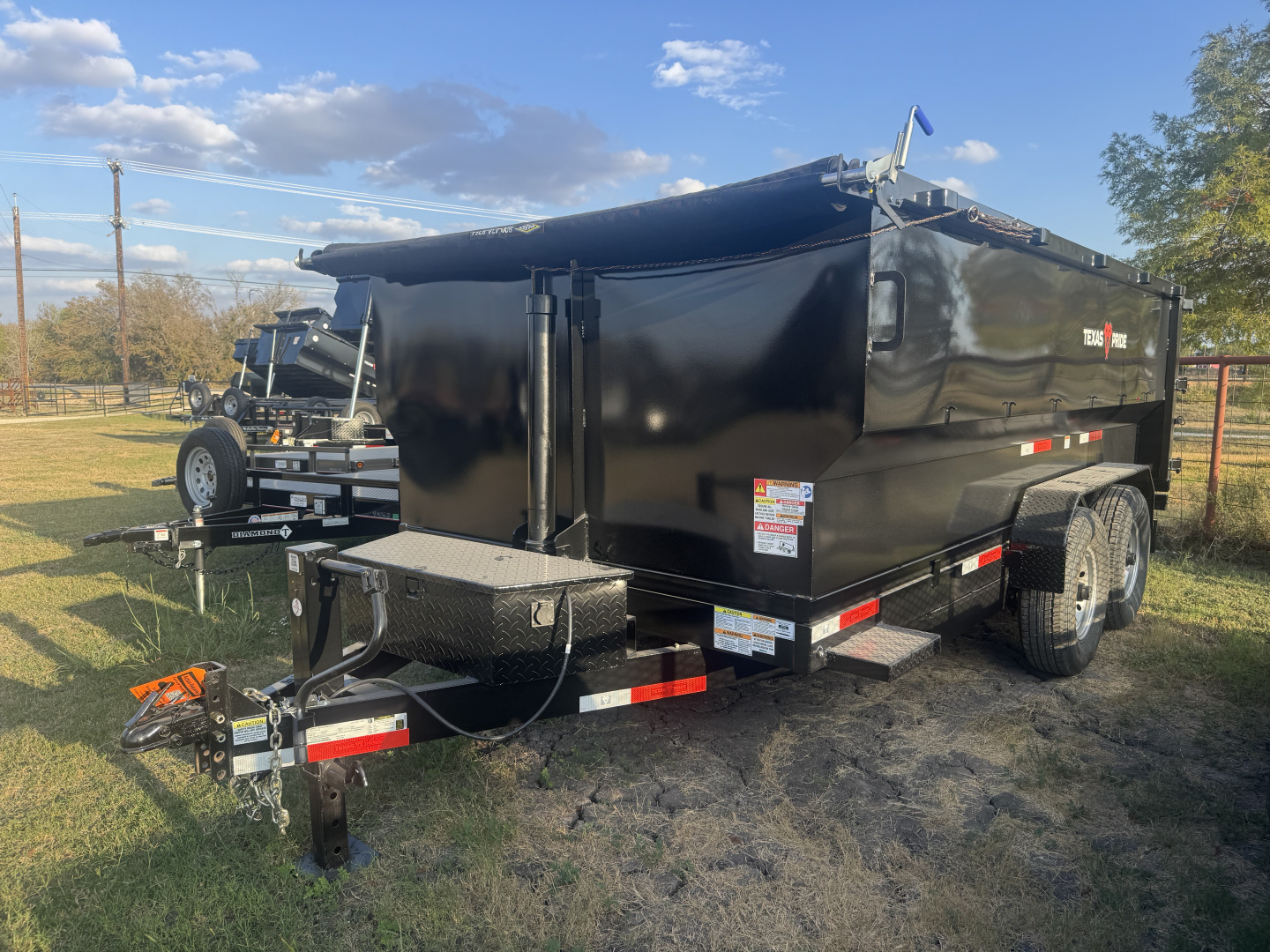 New 2025 Texas Pride Trailers DT714416KBP Dump Trailer
