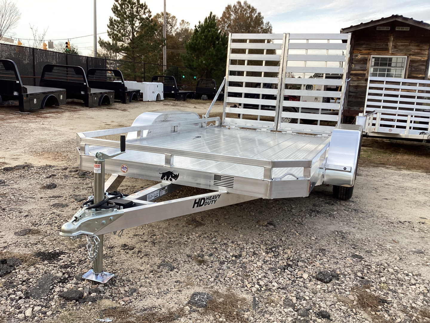 New 2026 Black Rhino LPT8112A Utility Trailer