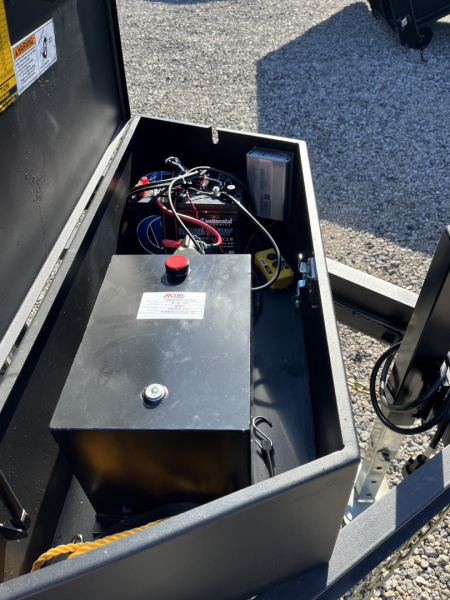 New 2026 U-Dump 7x14 Dump Trailer With 48" Sides, 14K GVWR, Weekend Rebel Series, Flat Black