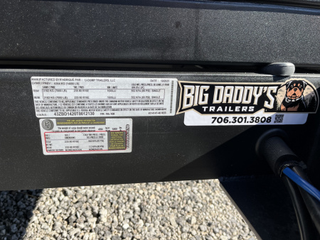 New 2026 U-Dump 7x14 Dump Trailer With 48" Sides, 14K GVWR, Weekend Rebel Series, Flat Black