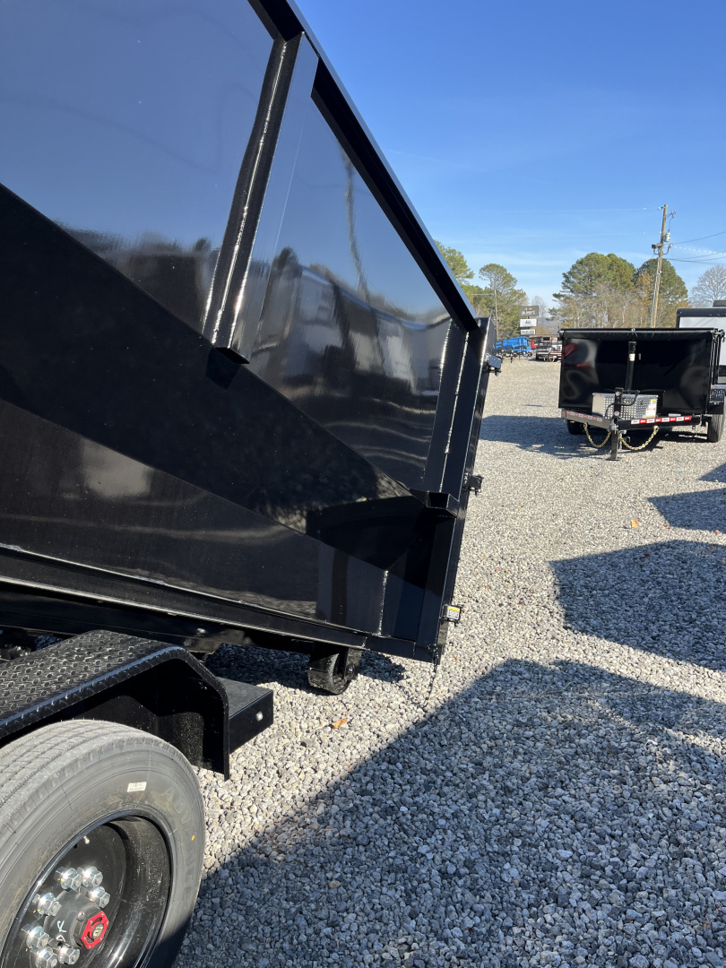 New 2026 U-Dump 14' Roll Off Dumpster Dump Trailer, 16 Yard Dumpster Included, 16K GVWR