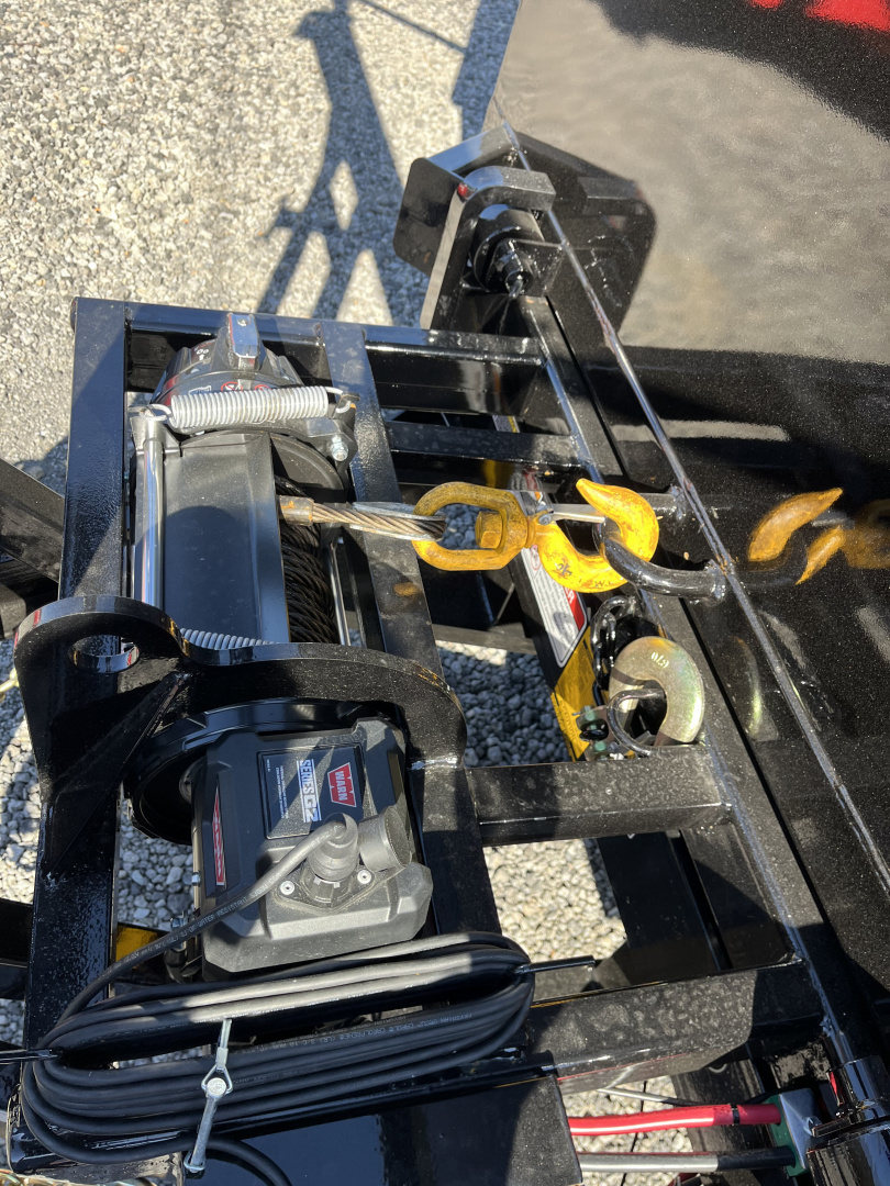 New 2026 U-Dump 14' Roll Off Dumpster Dump Trailer, 16 Yard Dumpster Included, 16K GVWR