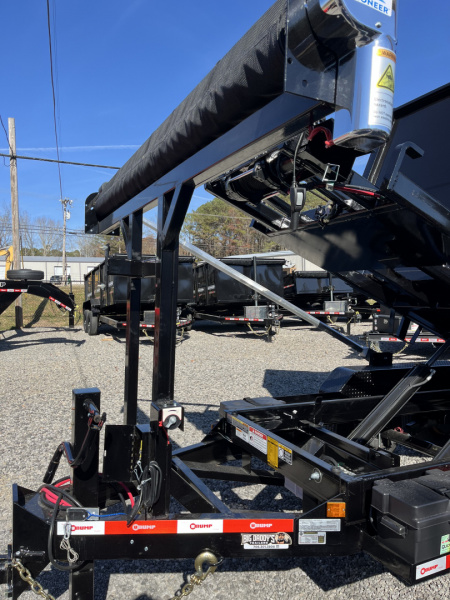 New 2026 U-Dump 14' Roll Off Dumpster Dump Trailer, 16 Yard Dumpster Included, 16K GVWR