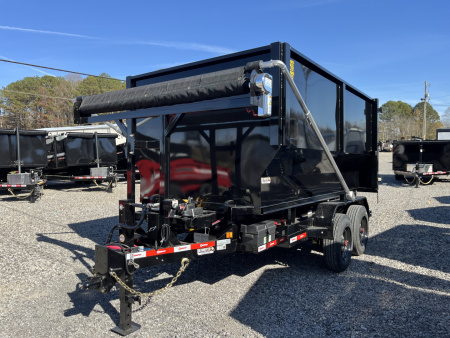 New 2026 U-Dump 14' Roll Off Dumpster Dump Trailer, 16 Yard Dumpster Included, 16K GVWR