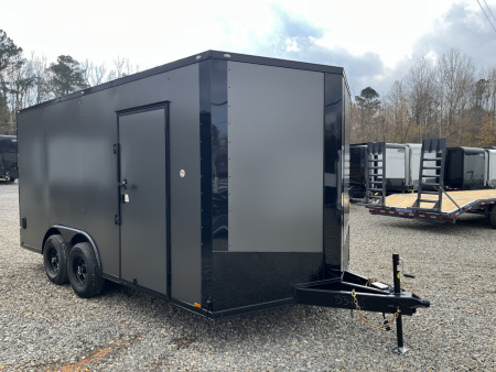 New 2026 Spartan Cargo 8.5x16 Enclosed Trailer, 10K GVWR, Preferred Package, PolyCor, 7' Interior, 54  Triple Tube Tongue, 1-Piece Aluminum Roof, STABLEDECK