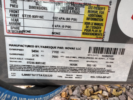 New 2026 Midsota SL-12 7.7K Tilt Trailer