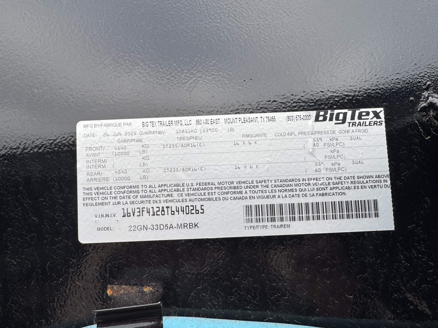 New 2026 Big Tex Trailers 22GN 28+5 Flatbed Trailer