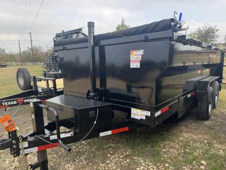 New 2026 Texas Pride Trailers DT716316KBP-0788 Dump Trailer
