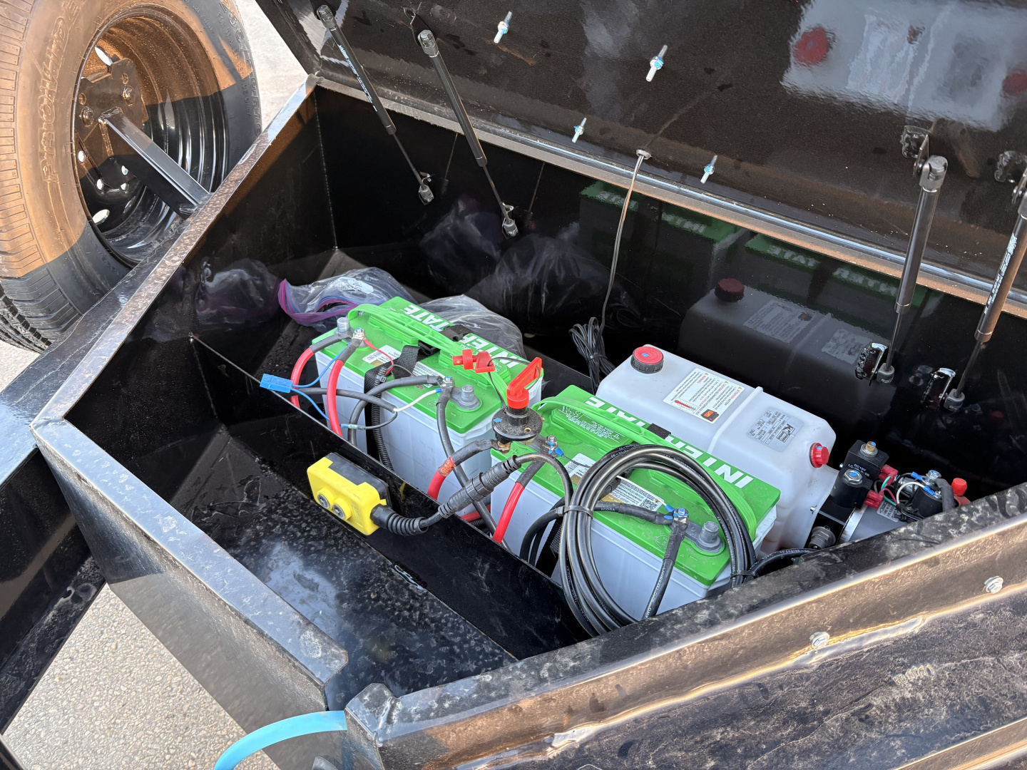 New 2026 Horizon Trailers BIN/TRAILER COMBO!! 83''X16' BP ROLL OFF TRAILER SYSTEM W/4' BIN 14000 GVWR Dump Trailer