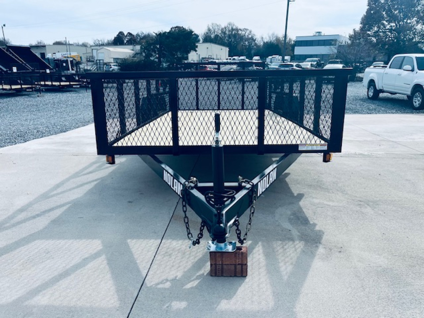 New 2026 Nolan 6X14 Landscape Utility Trailer w/2ft Mesh 3K