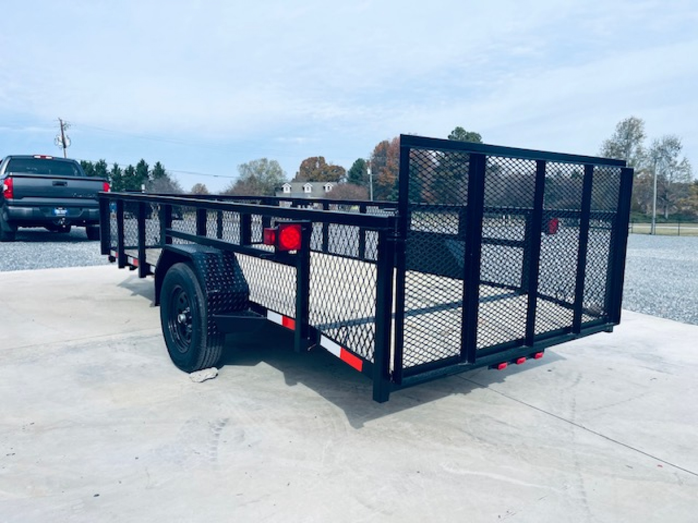 New 2026 Nolan 6X14 Landscape Utility Trailer w/2ft Mesh 3K