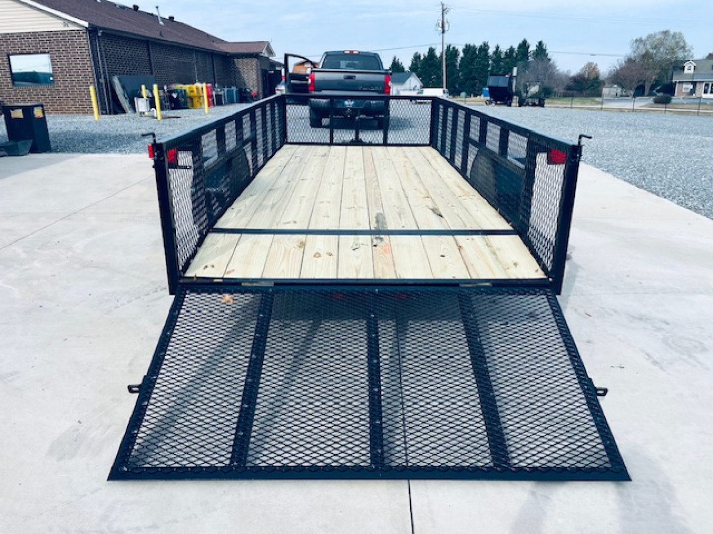 New 2026 Nolan 6X14 Landscape Utility Trailer w/2ft Mesh 3K