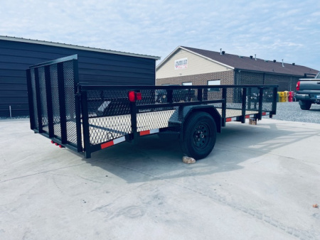 New 2026 Nolan 6X14 Landscape Utility Trailer w/2ft Mesh 3K